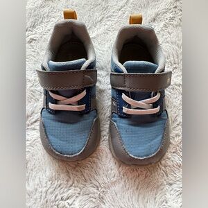Blue and Gray Sneakers Boys Size 8